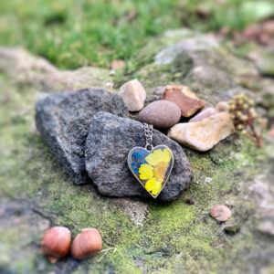 Floral Heart Pendant #1